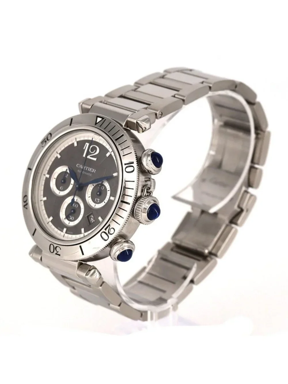 Cartier Pasha de Cartier Chronograph SS Automatic Bracelet